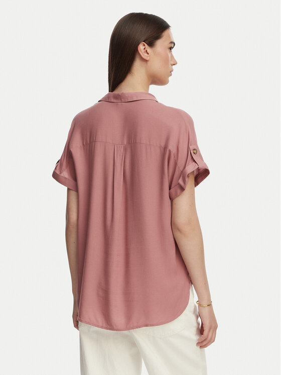 Vero Moda Vero Moda Marškiniai Bumpy 10310139 Rožinė Regular Fit