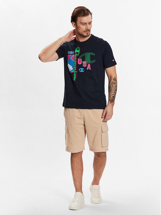 T-shirt 218483 Blu scuro Regular Fit