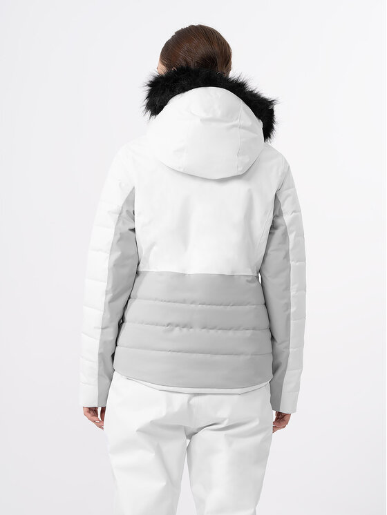 4F 4F Skijacke 4FAW23TTJAF337 Grau Slim Fit