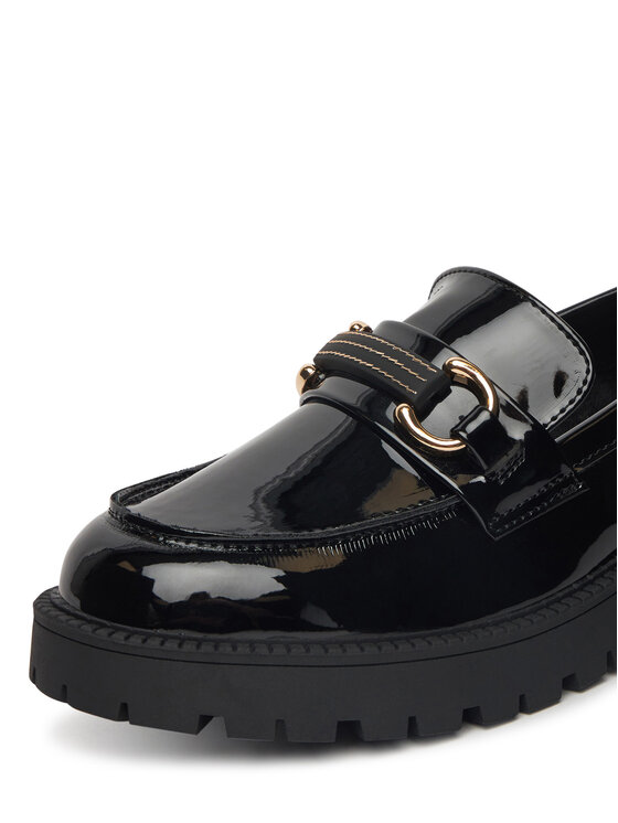 DeeZee DeeZee Loafersy 23038T235 Czarny