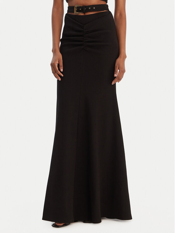 Versace Jeans Couture Versace Jeans Couture Maxi szoknya 80HAE870 J0198 Fekete Slim Fit