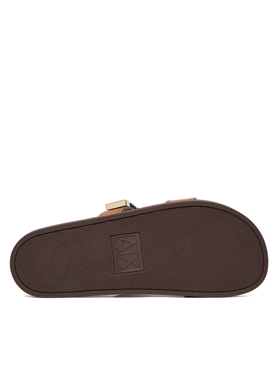 Armani Exchange Armani Exchange Klapki XW002575 AF21266 U6123 Brązowy