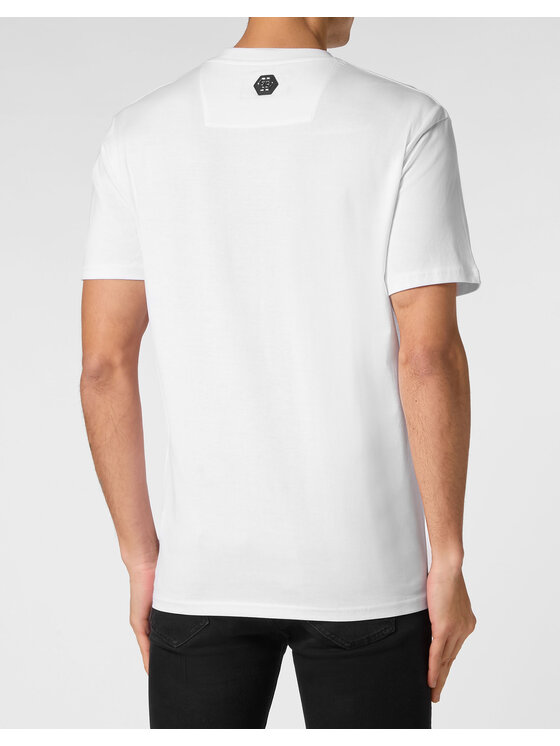 PHILIPP PLEIN PHILIPP PLEIN T-Shirt 14941 Biały Regular Fit