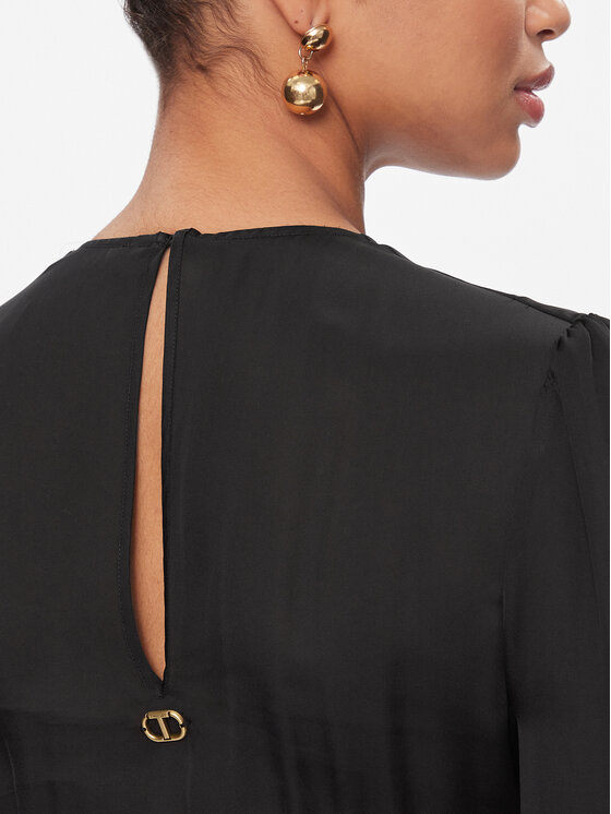TWINSET TWINSET Salopetă 241TP2190 Negru Relaxed Fit
