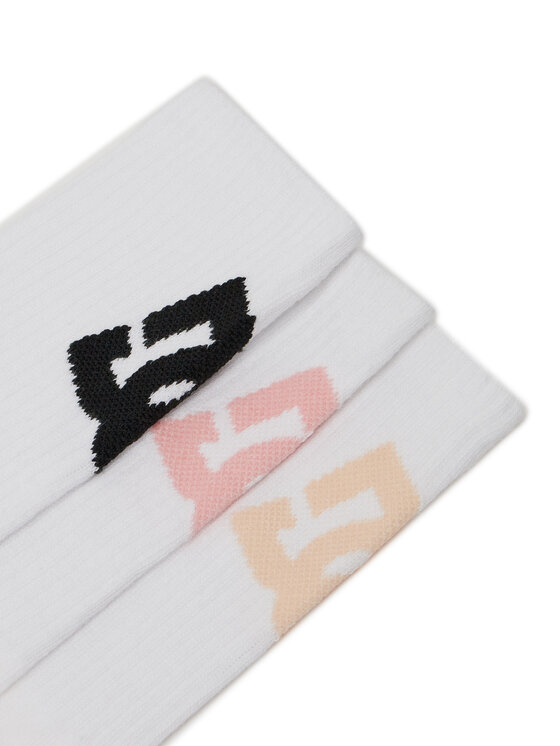 DC Shoes DC Shoes Skarpety długie AS_DC_03W_SS25 (3-PACK) Biały