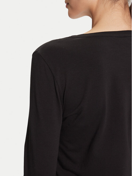 EA7 Emporio Armani EA7 Emporio Armani Bluse 7W000456 AF10373 UC001 Schwarz Slim Fit