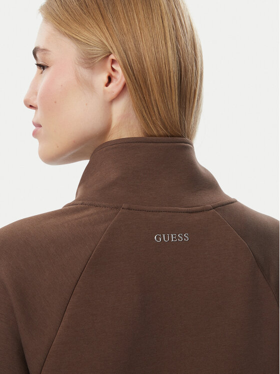Guess Guess Džemperis V6BQ24 K6744 Tamsiai ruda Regular Fit