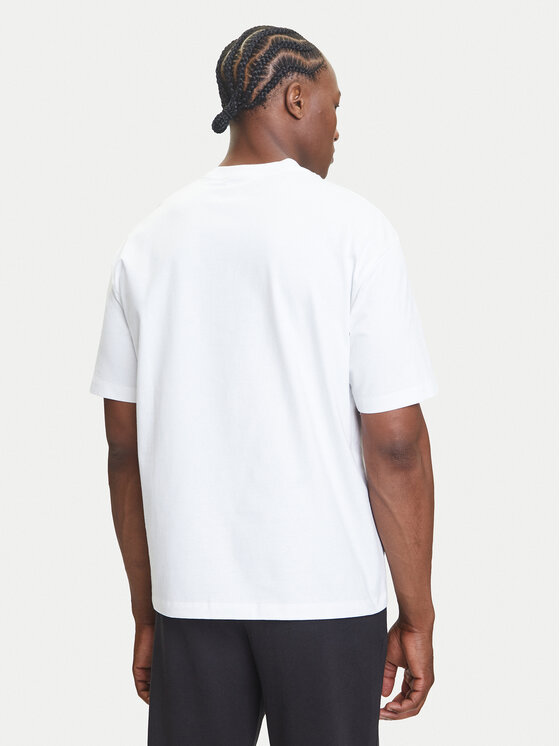 Calvin Klein Jeans Calvin Klein Jeans Tricou Hero Monologo LV04RB295G Alb Relaxed Fit
