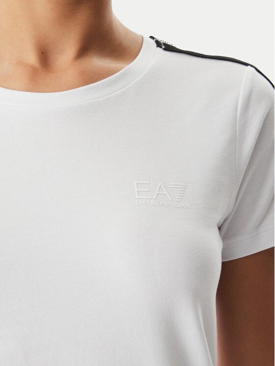 EA7 Emporio Armani EA7 Emporio Armani Tricou 7W001490 AF10373 U0002 Alb Regular Fit