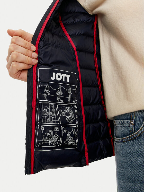Jott Jott Kurtka puchowa Cha Granatowy Fitted Fit