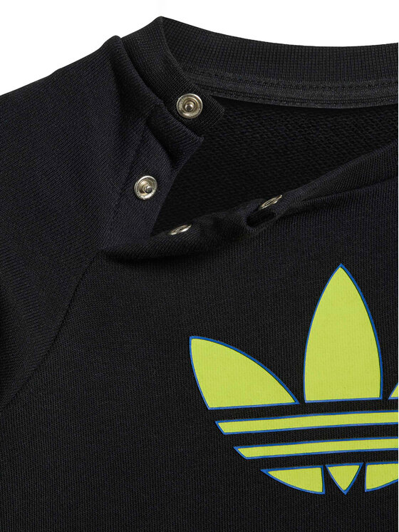 adidas adidas Tepláková souprava Trefoil KD1046 Černá Regular Fit