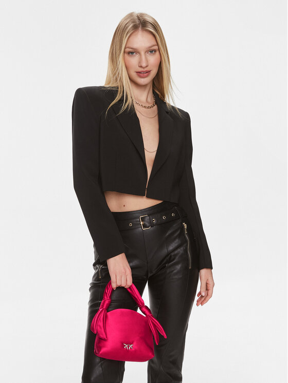 PINKO Pinko Torebka Knots Mini Pouch Satin PE 24 PLTT 102770 A1KA Różowy