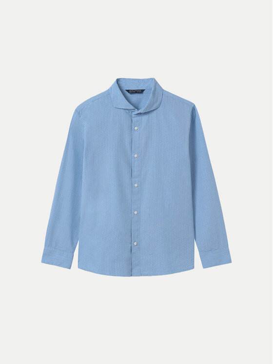 Mayoral Mayoral Camicia 6142 Celeste Regular Fit