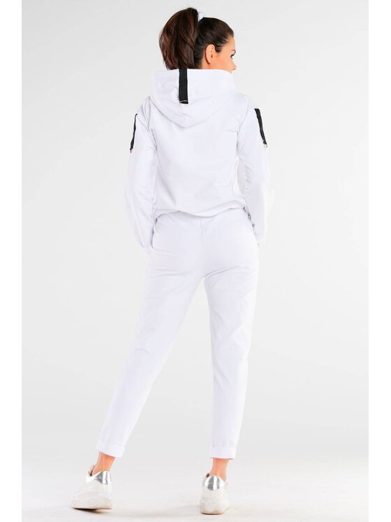 Infinite You Infinite You Spodnie damskie M250 Biały Basic Fit