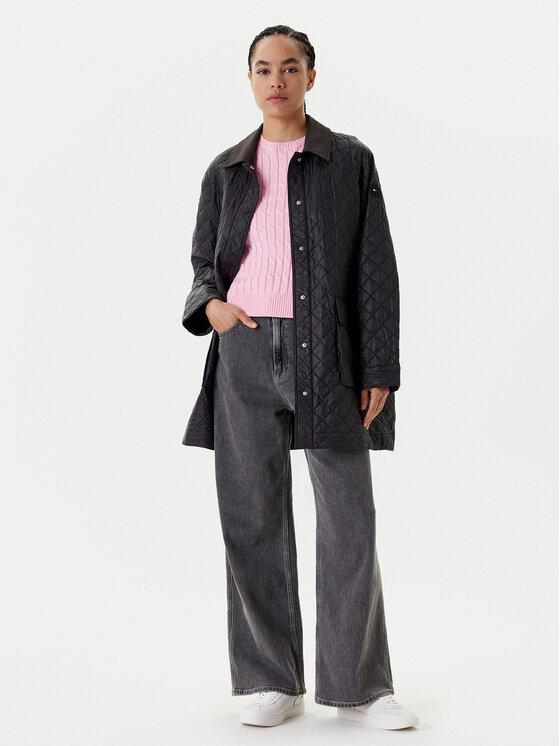 Tommy Hilfiger Tommy Hilfiger Geacă WW0WW46448 Negru Regular Fit
