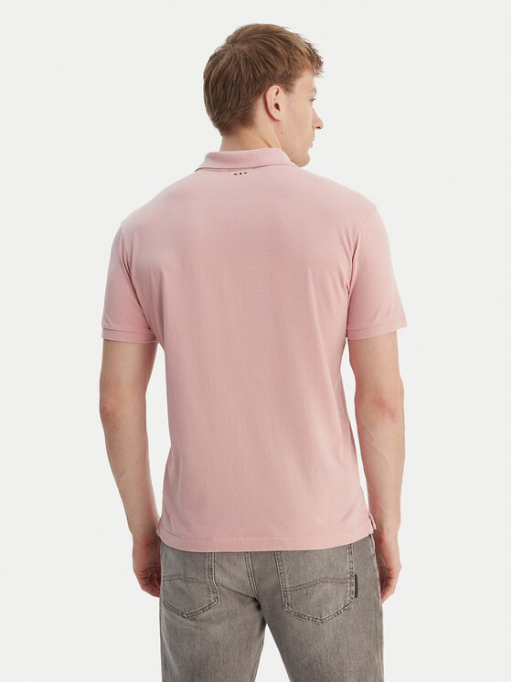 Napapijri Napapijri Polo särk Elbas NP0A4GB4 Roosa Regular Fit