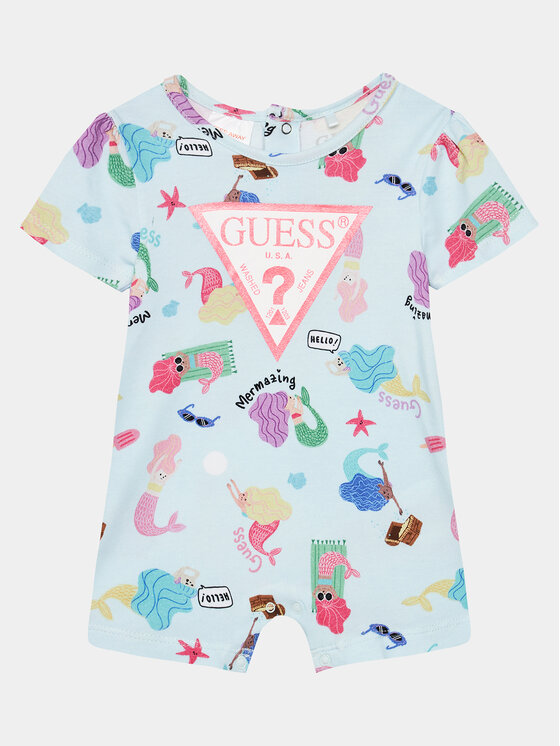 Guess Romper S4GG02 K6YW4 Zelena Regular Fit