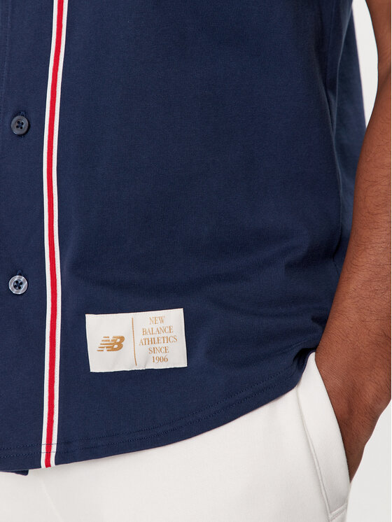 New Balance New Balance Camicia Greatest Hits MT41512 Blu scuro Relaxed Fit