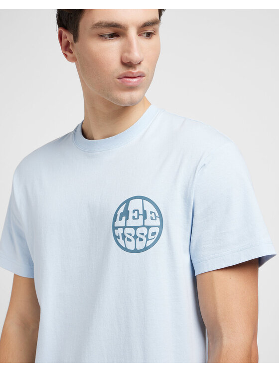 Lee Lee T-shirt SS RELAXED TEE Bianco Regular Fit