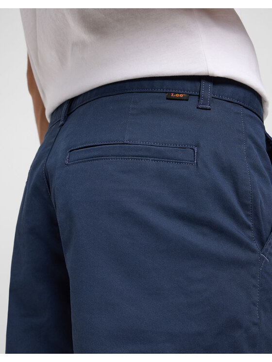 Lee Lee Pantaloncini di tessuto 112363934 Blu scuro Relaxed Fit