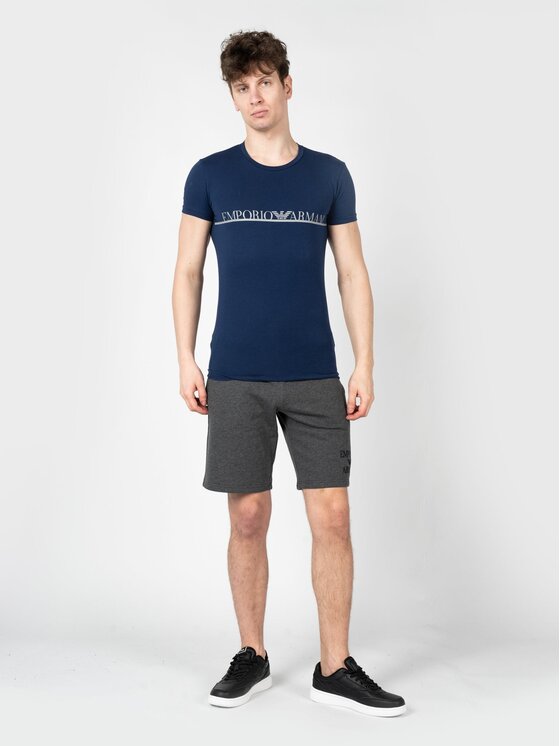 Emporio Armani Emporio Armani T-Shirt 1110353F729 Modrá Slim Fit