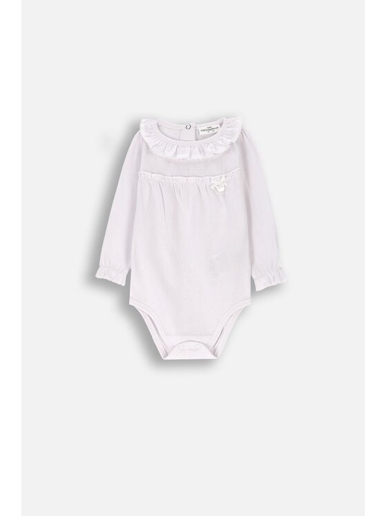 Coccodrillo Coccodrillo Body dziecięce ZC4112101CGN-001 Biały Regular Fit