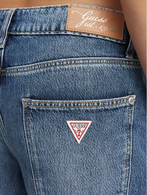 Guess Guess Bermudy W6GD91 D0695 Tmavomodrá Baggy Fit