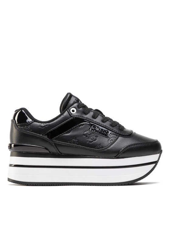 Guess Guess Sneakersy Hansin FL5HNS PEL12 Čierna