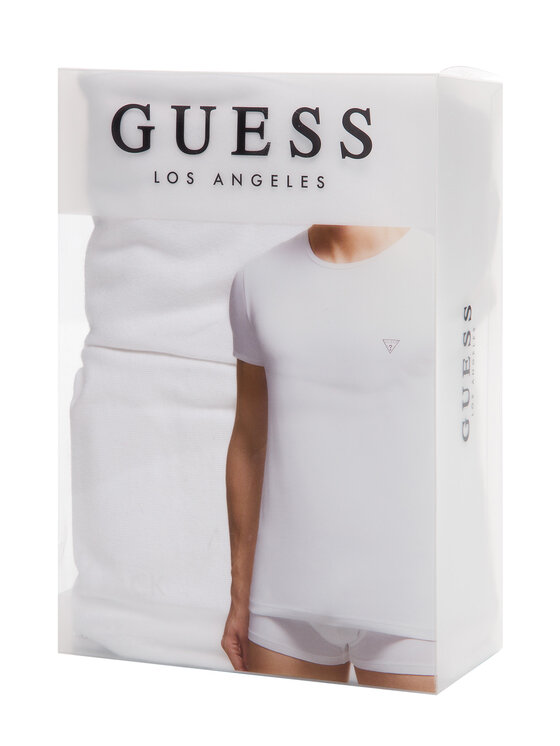 Guess Guess Komplet 2 t-shirtów Hero U97G02 JR003 Biały Slim Fit