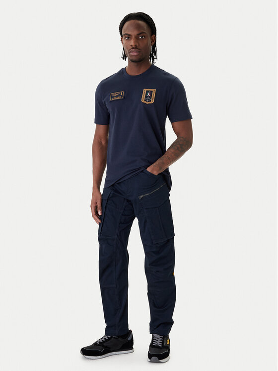 Aeronautica Militare Aeronautica Militare Tricou 261TS2544UJ00592 Bleumarin Regular Fit