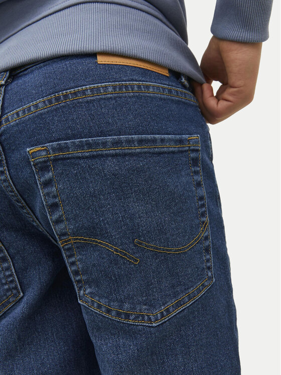 Jack&Jones Junior Jack&Jones Junior Jeans hlače Glenn 12237499 Modra Slim Fit