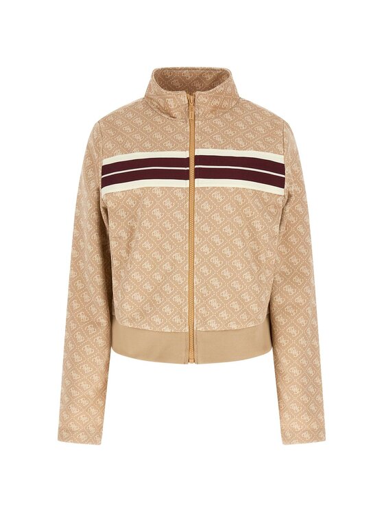 Guess Guess Bluza 181487 Beżowy Classic Fit