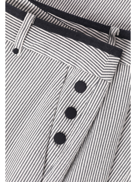 TATUUM TATUUM Bavlnené nohavice SEROKI Biela Skinny Fit