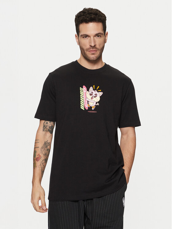 adidas T-shirt Kawaii JP2675 Nero Regular Fit, taglia : M