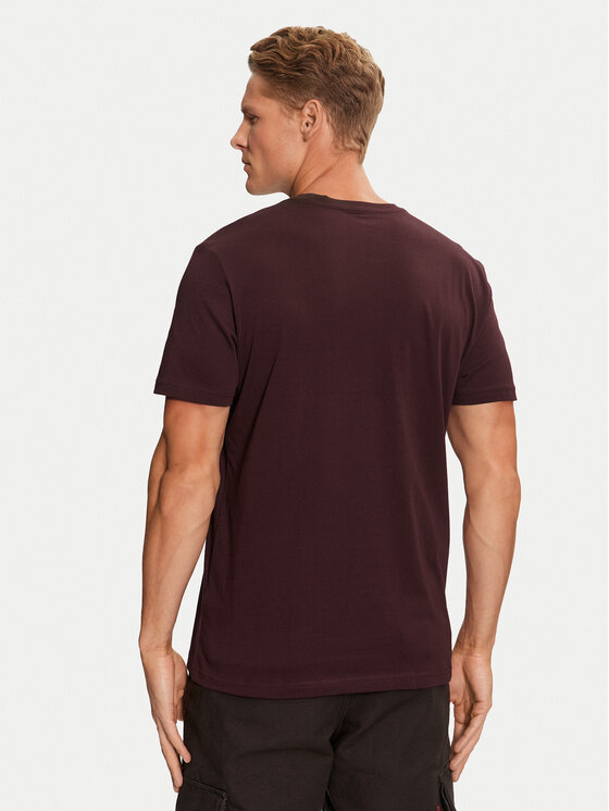 Lee Lee T-Shirt 112355585 Fioletowy Regular Fit