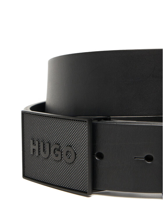 HUGO HUGO Чоловічий ремінь Gethon 50548359 Чорний