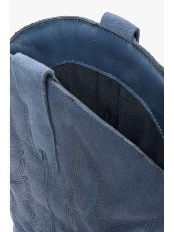 Estro Estro Stivali texani ER00113888 Blu