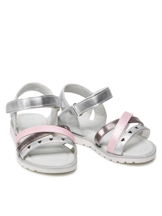 Nelli Blu Nelli Blu Sandali CM2110583SG Srebrna