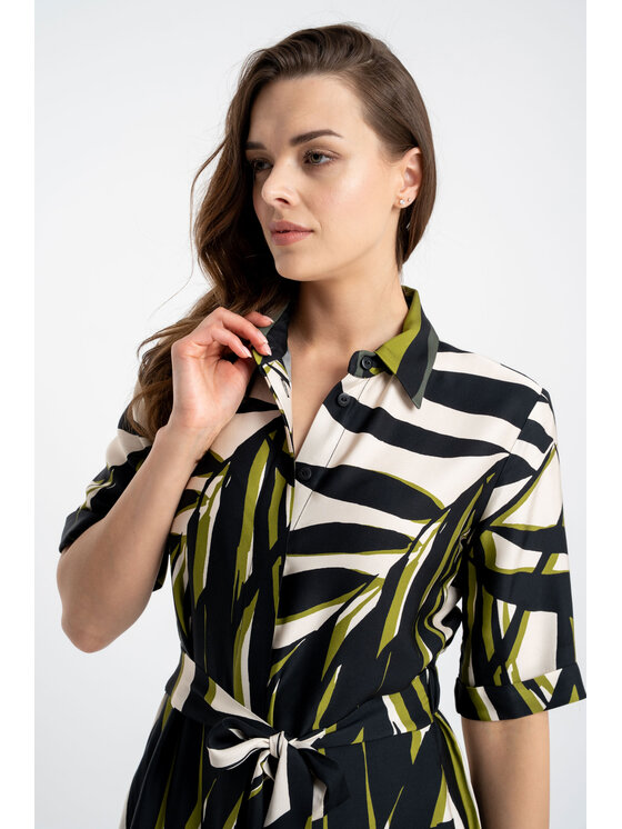 CLICK CLICK Φόρεμα καλοκαιρινό 60-6021 Έγχρωμο Regular Fit