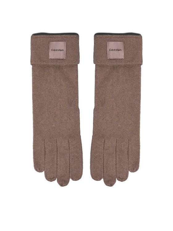 Damenhandschuhe Calvin Klein, Größe 00 Grau Chunky K60K612619