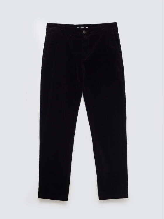 BIG STAR BIG STAR Chinosy TREVIS Czarny Slim Fit