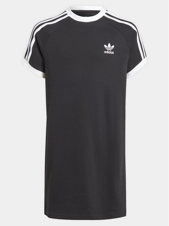 adidas Rochie de zi adicolor IM3902 Negru Loose Fit