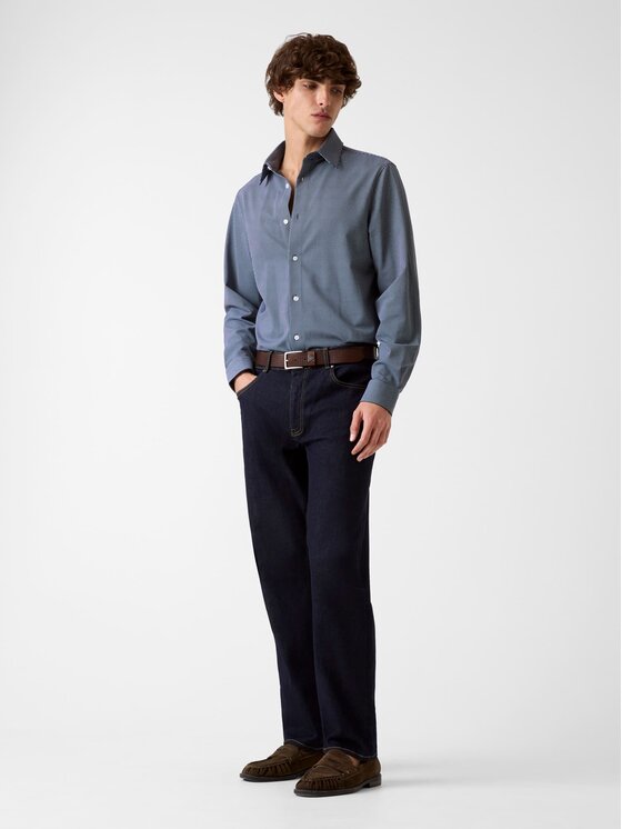 Guess Guess Koszula 180762 Szary Classic Fit