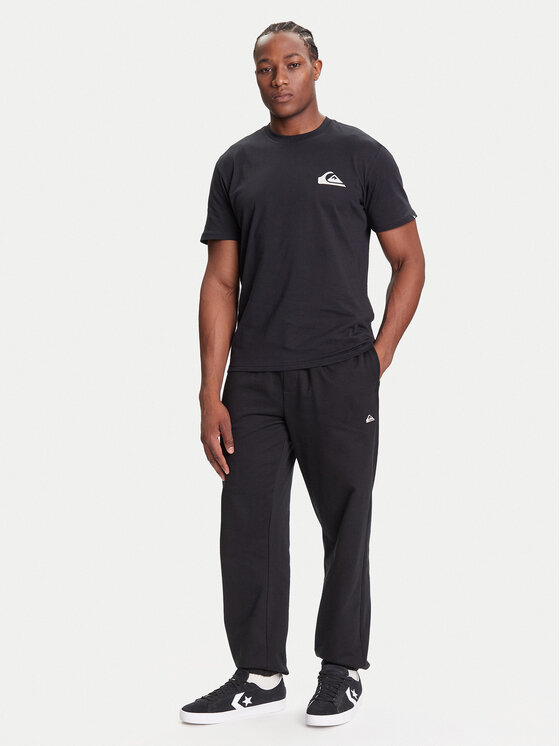 Quiksilver Quiksilver Donji dio trenerke Basic Jogger EQYFB03403 Crna Regular Fit
