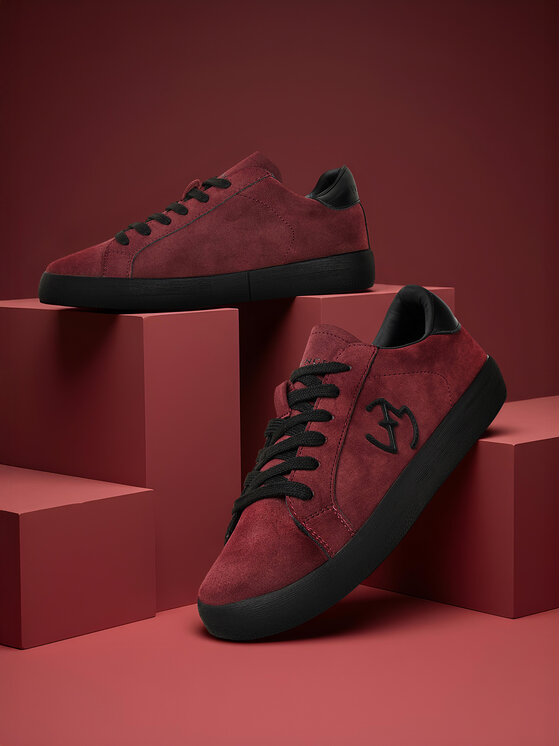 Eva Minge Eva Minge Sneakers EO-ELLA-WSDR13670-1 Dunkelrot