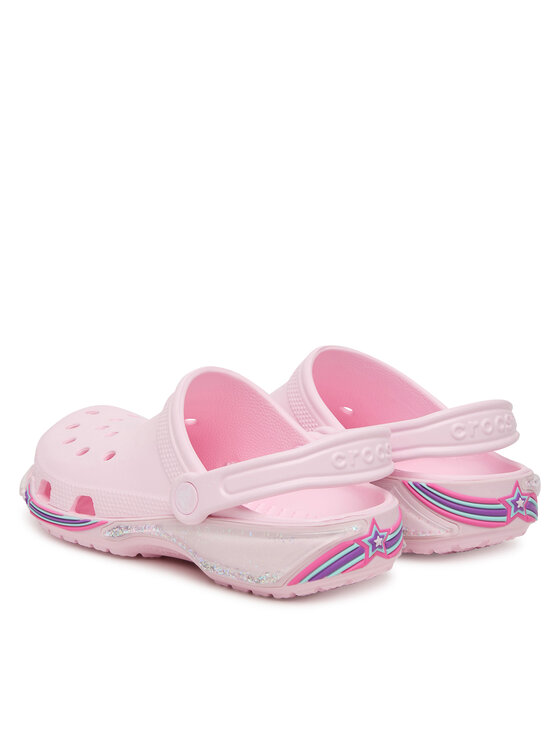 Crocs Crocs Šlepetės Star Sparkle Shaker Clog 211609 Rožinė