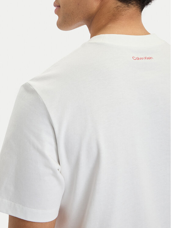 Calvin Klein Jeans Calvin Klein Jeans Tricou SS 20S  LV04RG815G Alb Regular Fit