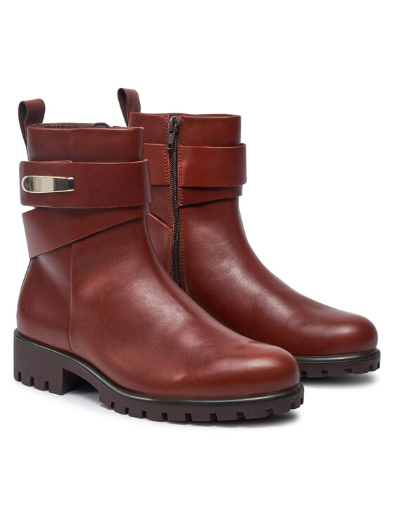 ECCO ECCO Polokozačky Modtray W 49019301053 Hnědá
