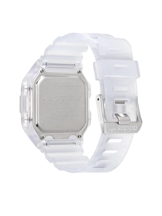 Adidas originals white digital watch best sale