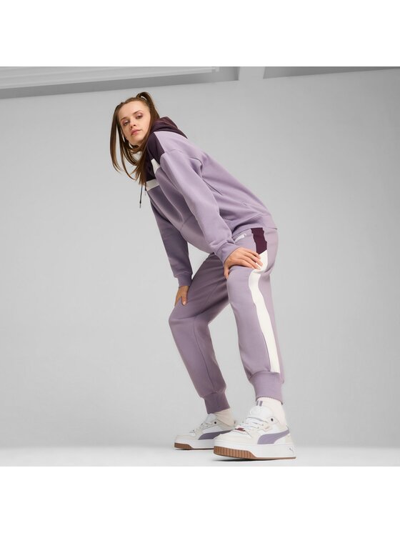 Puma Puma Spodnie dresowe 681649 Fioletowy Regular Fit
